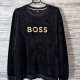 Boss welurowa bluza