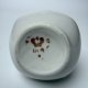 Wazonik pękaty Grafenroda DDR lata 70 porcelana złocenia vintage Mid-Century Modern