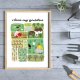 plakat. W ogrodzie (format A3)