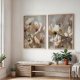 ZESTAW PLAKATÓW 2cz 40x50 cm Kwiaty Kosmosy (set272)