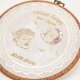 Haftowana personalizowana pamiątka chrztu,narodzin w oprawie 20 cm