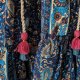 Boho sukienka jedwab wiskoza