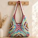 Kolorowa torebka szydełkowa handmade, torba boho