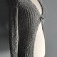 Srebrny unikatowy sweter handmade