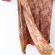 Ciekawa sukienka z długimi rozporkami hafty boho ento folk kimono