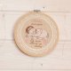 Haftowana personalizowana metryczka, pamiątka narodzin w oprawie 20 cm, 3