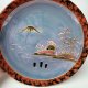 Filiżanka Japonia ręcznie malowana lusterware moriage Made in Japan 1940 r Vintage