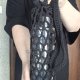 CZARNE szydełkowe NOSIDEŁKO na butelkę - handmade
