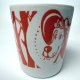 Kubek Dowbysz ZSRR kreskówka lata 70 porcelana Ukraina vintage PRL