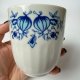 Kubek PRL Karolina Jaworzyna Śląska niebieski ornament lata 60/70 (5/5)