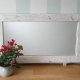 Lustro drewniane 60 × 110 cm – kremowe, styl prowansalski