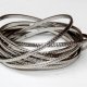 METALOWE srebrne bransoletki 9szt