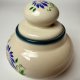 Pękata cukiernica Chodzież PRL folk vintage porcelit modern kwiaty lata 60