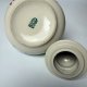 Pękata cukiernica Chodzież PRL folk vintage porcelit modern kwiaty lata 60