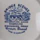 4 talerze Bridge Scenes, Crown Ducal
