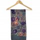 Vintage duża chusta kwiaty floral 100x100cm