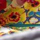 Plecak z szarego weluru handmade – unikat | Raspberi