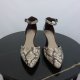 Clarks skórzane czółenka na obcasie skóra 41 - 27 cm