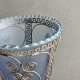 Vintage Filigree Blue Vase ❤ Wazon w koronkowym okuciu.