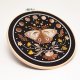 Nocna ćma, black - haft w tamborku 20 cm