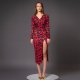 Dopasowana wielofunkcyjna sukienka z rozporkiem - Marika Solar Tropic
