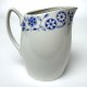 Mlecznik Chodzież PRL niebieskie kwiaty Vintage Polska porcelana kobalt lata 60
