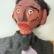 Pacynka teatralna Ręcznie wykonana papier-mache Vintage folk art brut Teatr lalkowy