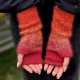 Ogień / mitenki z kaszmirem