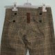 Vintage Y2K spodnie w kratę bootcut wide leg Red Moon 34/36