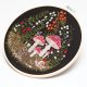 Jesienne muchomory,haft w oprawie ok 20 cm średnicy
