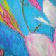 Magnolia - akwarela i pastela sucha A4