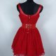 Manoush red rozkloszowana sukienka falbany 8 / 36