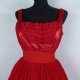Manoush red rozkloszowana sukienka falbany 8 / 36