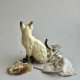 Mid-Century Modern ❤ Coopercraft - Siamese cat - Vintage Figurine