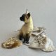 Mid-Century Modern ❤ Coopercraft - Siamese cat - Vintage Figurine