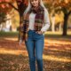 Musztardowa Opaska na Głowę Dziergana - Szeroka Opaska z Warkoczem Twist - Ręcznie Robiona Wełniana - Jesienny Pocałunek - Foxy Knit