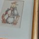 Angielska ilustracja  humorystyczna  kot koty wydruk