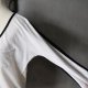 Czarno biała lniana bluzka basic len linen XS S