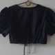 Czarna bluzka w alpejskim stylu trachten dirndl S/M