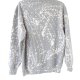 Bluza vintage bawełniana szara Divided S artystyczny wzór