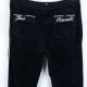 Just Cavalli proste spodnie welur / XL