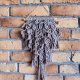 Makrama Ścienna Boho 21x42 cm – Rękodzieło Szary / Taupe