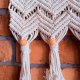 Makrama ścienna BOHO ręcznie robiona – Nowa 34x40 cm