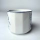 Kubek Vintage PRL porcelana kobalt kwiaty Retro home