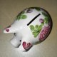 Mała ceramiczna świnka skarbonka, Secla Portugalia - stan idealny