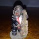 vintage figurka muzyka jazz blues kontrabasista