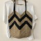 Ręcznie wykonana torba z naturalnego jutuwogo sznurka w stylu boho