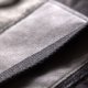 Duża szara torba z kominem z weluru patchwork