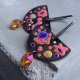 Kolczyki Cosmic Garden & Swarovski Orange