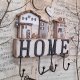 Vintage wieszak z napisem HOME